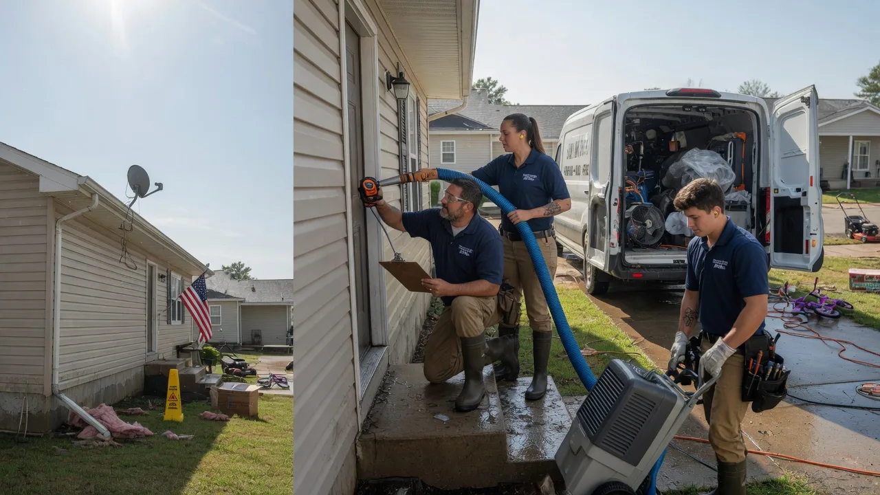 Ceiling Water Damage Restoration in Libertyville, IA near me